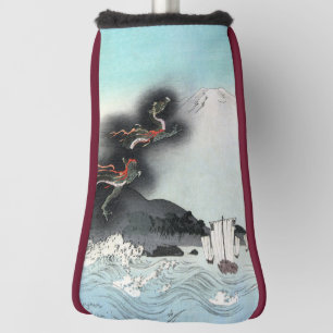 Dragon's Fury Zee Battle voor de berg Fuji Golfheadcover