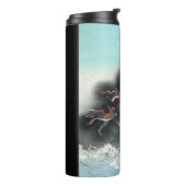 Dragon's Fury Zee Battle voor de berg Fuji Thermosbeker (Gedraaid links)