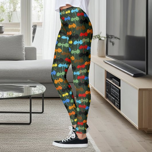 Dragons Green Flight Fantasy Leggings