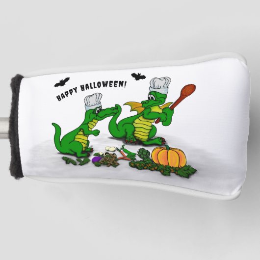 Dragons - Happy Halloween! Vandaag ga ik koken Golfheadcover (Voorkant)