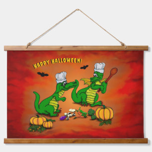 Dragons - Happy Halloween! Vandaag ga ik koken Hangend Wandkleed