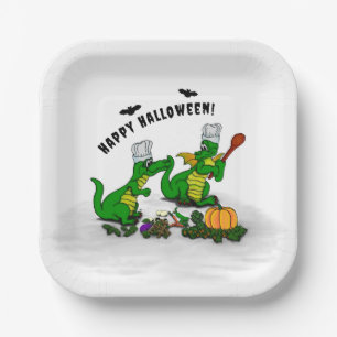 Dragons - Happy Halloween! Vandaag ga ik koken Papieren Bordje