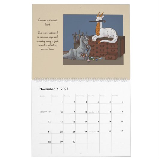 Dragons in Liefde Kalender (Nov 2027)
