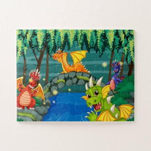 Dragons Jigzaag Puzzle Legpuzzel