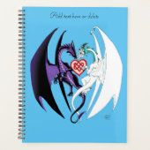 Dragons Love Heart Blue (Devant)