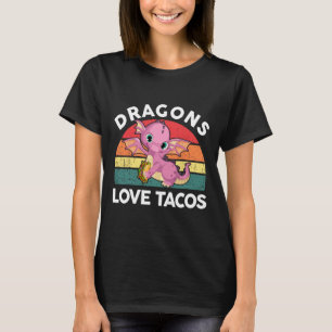 Dragons Love Taco Shirt Cinco Mayo Grappig Mexicaa
