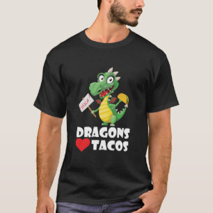 Dragons Love Tacos Shirt Adult Kinder Dragon Lover