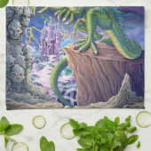 Dragon's luierhanddoek theedoek (Gevouwen)