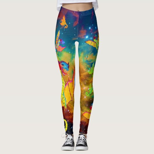 Dragons & Monsters Micheals Art Leggings (Voorkant)