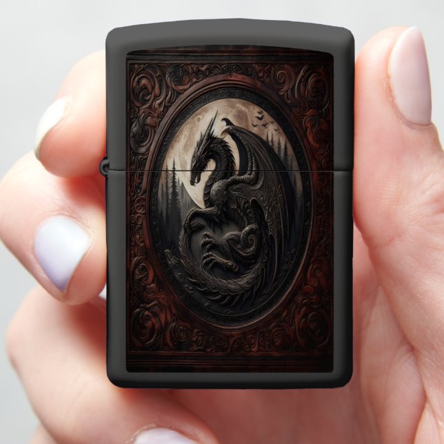 Dragon's Moonlit Vigil (In Hand)