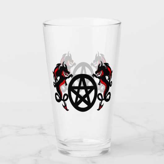 Dragons Noirs Et Verre Pentacles (Devant)