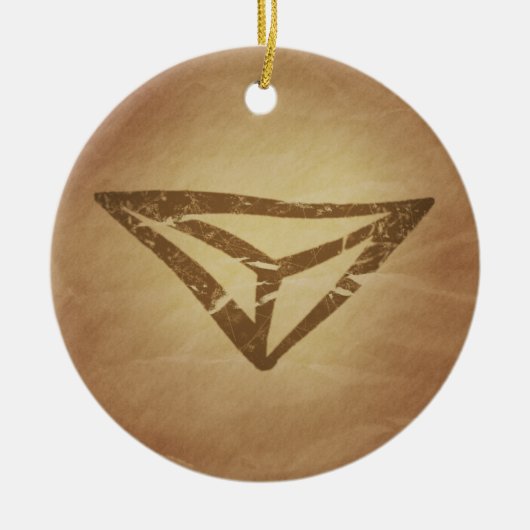 Dragon's Oogbescherming Germaans Keramisch Ornament (Voorkant)