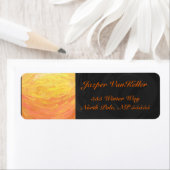 Dragons Oogmonogram Oranje en zwart Etiket (Insitu)