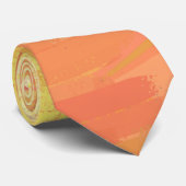 Dragons Oogse Oranje textuur Stropdas (Opgerold)