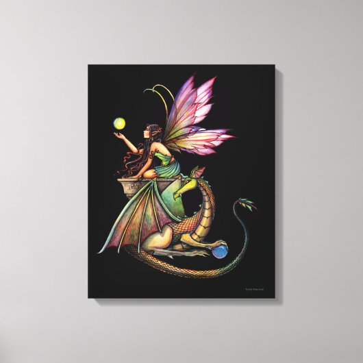 Dragon's Orbs Fairy Canvas Print (Voorkant)