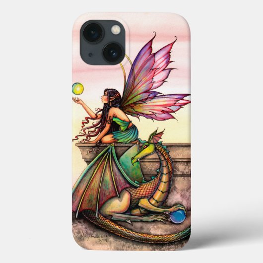 Dragon's Orbs Fairy en Dragon Fantasy Art Case-Mate iPhone Case (Achterkant)
