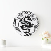 Dragons outline pattern 05.b.DOLP01 Grote Klok (Huis)