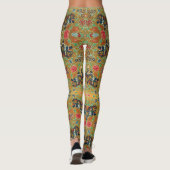 Dragons parmi les Leggings de fleurs - Joli (Dos)
