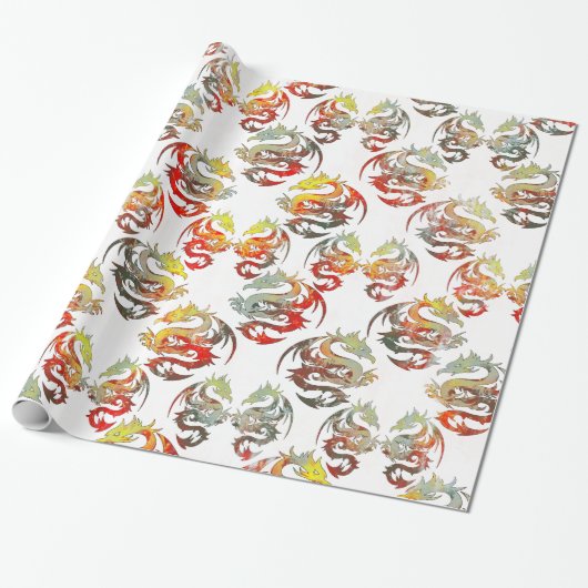 DRAGONS PATROON CADEAUPAPIER (Uitgerold)