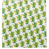 Dragons Rideau de douche pour enfants (Devant)