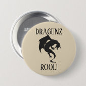 Dragons Rule! Ronde Button 7,6 Cm (Voorkant /achterkant)