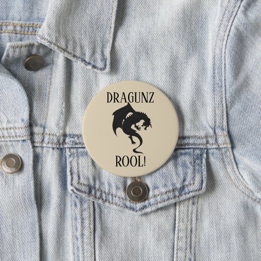 Dragons Rule! Ronde Button 7,6 Cm (In situ)