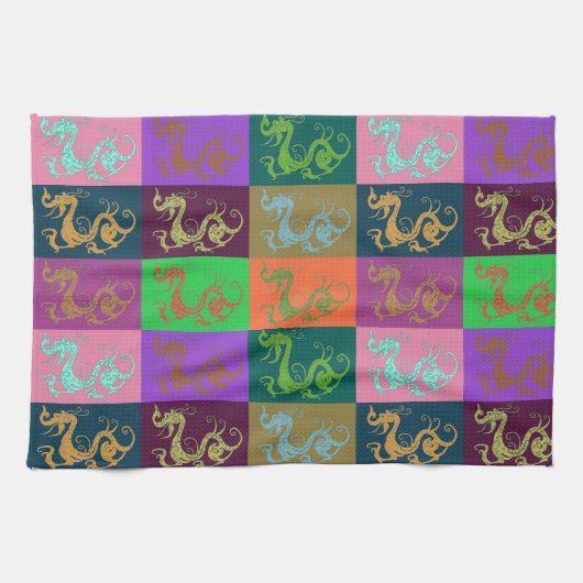 Dragons Serviettes de cuisine (Horizontal)