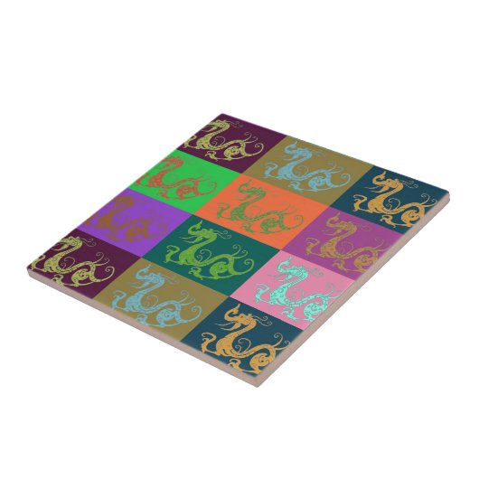 Dragons Tile Tegeltje (Zijkant)