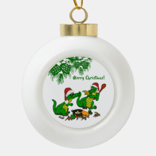 Dragons - Vrolijk kerstfeest! - Vandaag ga ik koke Keramische Bal Ornament