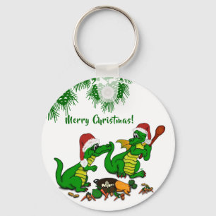 Dragons - Vrolijk kerstfeest! - Vandaag ga ik koke Sleutelhanger