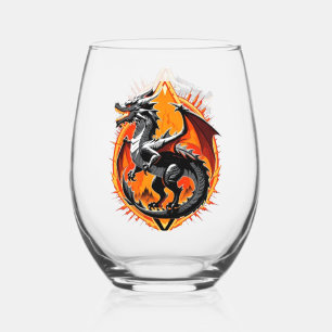 Dragon's Wrath: The Samurai Awakens /  kunst Wijnglas Zonder Voet