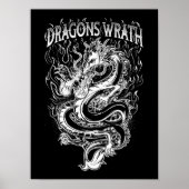 Dragons Wrath White Poster (Voorkant)