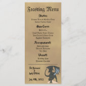 Dragonslayer Scroll Menu (Achterkant)