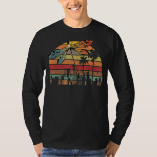  dragonvlieg vliegt op zonneklep t-shirt