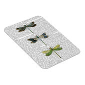 Dragonvliegen Afdrukken 3 Magneet (Rechterzijde)