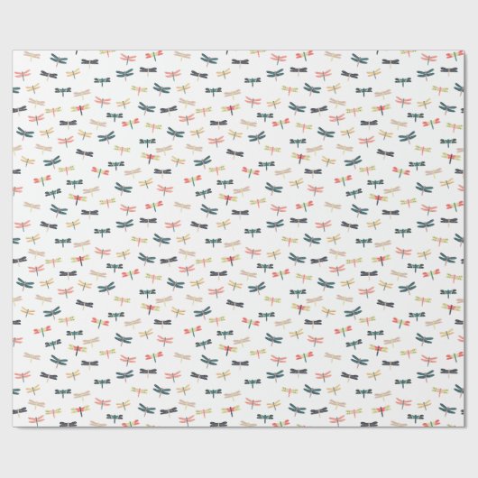 Dragonvliegen door Origami-Prints Cadeaupapier (Vlak)