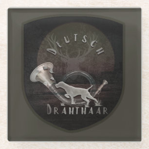 Drahthaar T-Shirt Trucker Hat Sleutelhanger Coffee Glazen Onderzetter