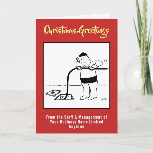 Drain Clearing et débloquer la carte de Noël (Devant)