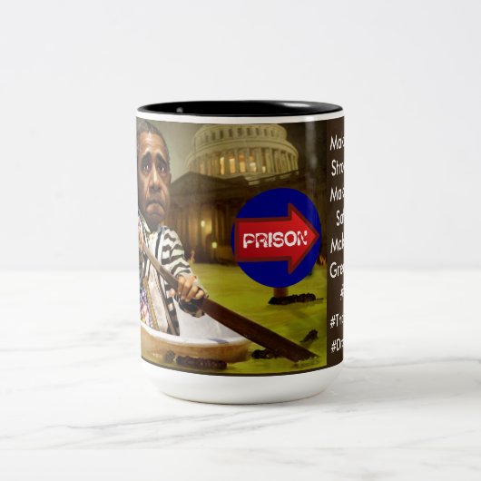 Drain fait sur commande que le #MAGA de tasse de (Centre)