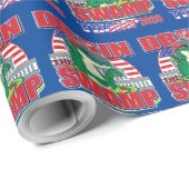 Drain The Swamp Trump 2020 Cadeaupapier (Rol Hoek)