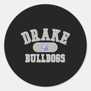 Drake Bulldogs Varsity Blauw Ronde Sticker