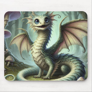 Drake Jabberwocky Schattig Fantasie Wezen Kunst Muismat