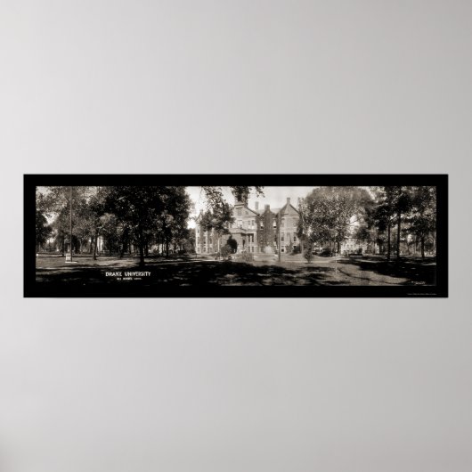 Drake University IA Foto 1914 Poster (Voorkant)