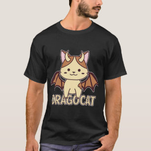 Draken Dragon Cat Dragon Slayer Dungeon T-shirt