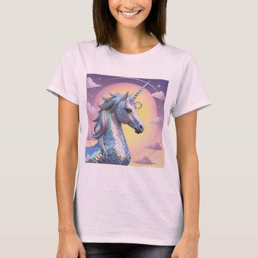 Draken & Eenhoorns Design - Fantasy Creature Art T-shirt (Voorkant)
