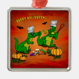 Draken - Gelukkig Halloween ! Vandaag zal ik koken Metalen Ornament