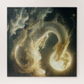 Draken in de lucht puzzel legpuzzel (Horizontaal)