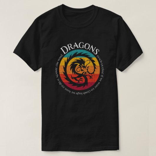 Draken leren ons #1 t-shirt (Design voorkant)
