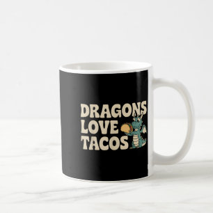 Draken Liefde Tacos Schattig Cinco De Mayo Mexicaa Koffiemok