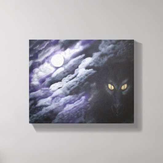 Draken Maan Canvas Afdruk (Voorkant)